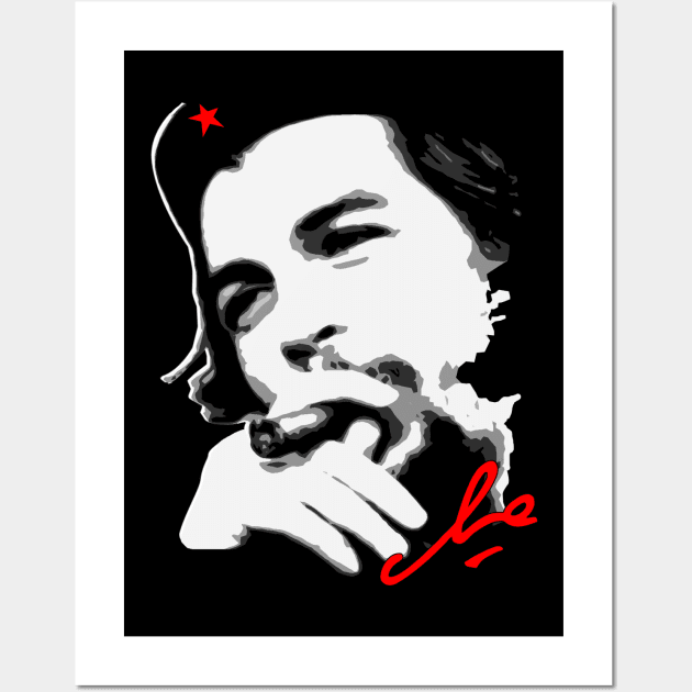 Che Guevara Rebel Cuban Guerrilla Revolution T-Shirt Wall Art by HiDearPrint